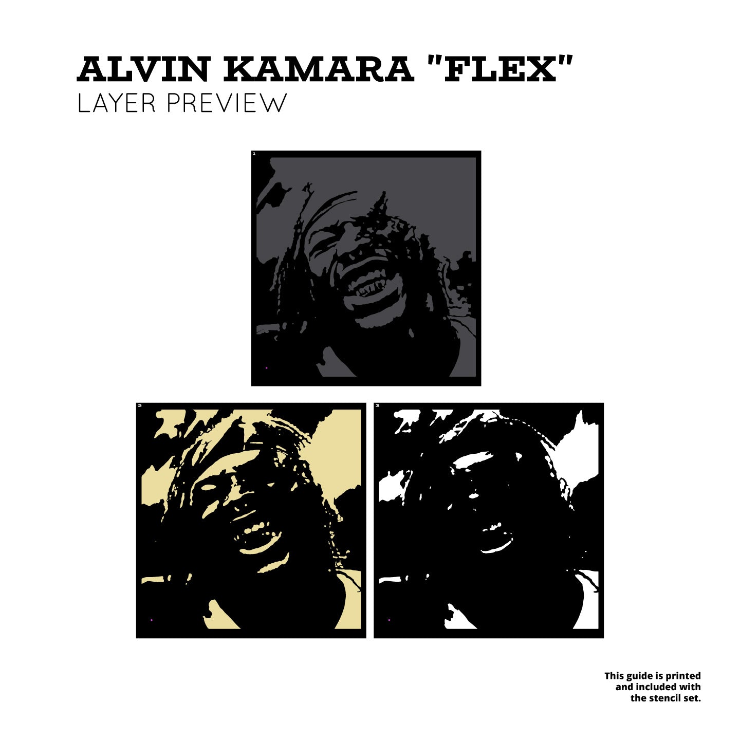 Alvin Kamara "Flex" Layered Stencil Set