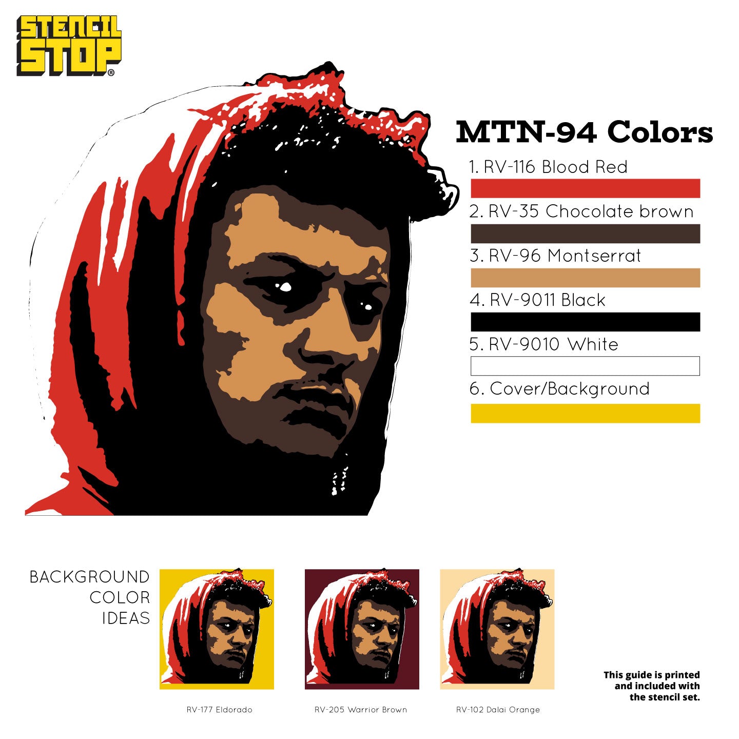 Patrick Mahomes "Hoodie" Layered Stencil Set