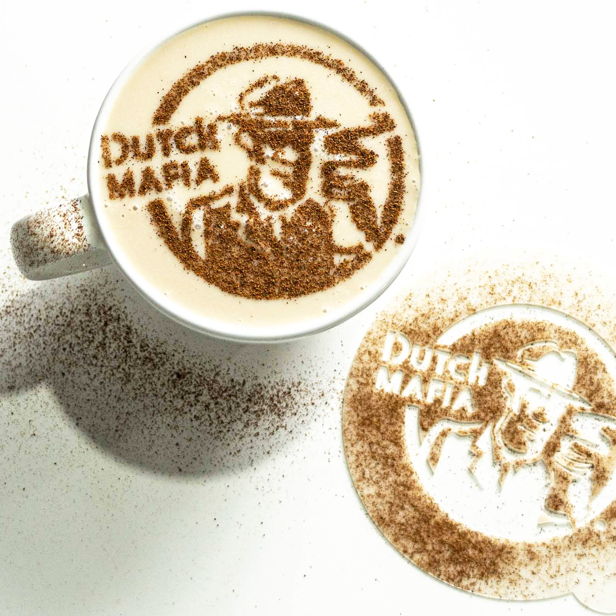 Coffee Stencils, Custom Cappuccino Stencils