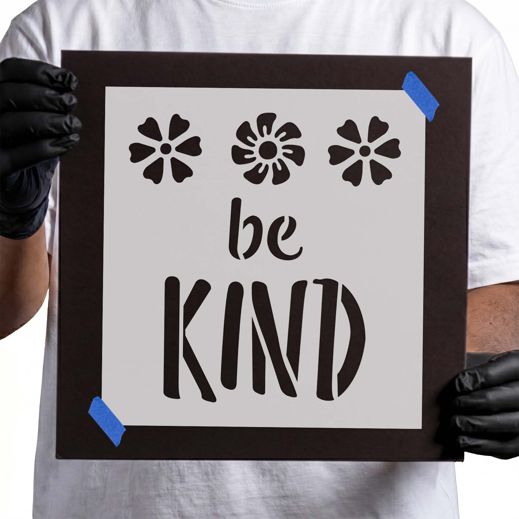Be Kind Quote Stencil