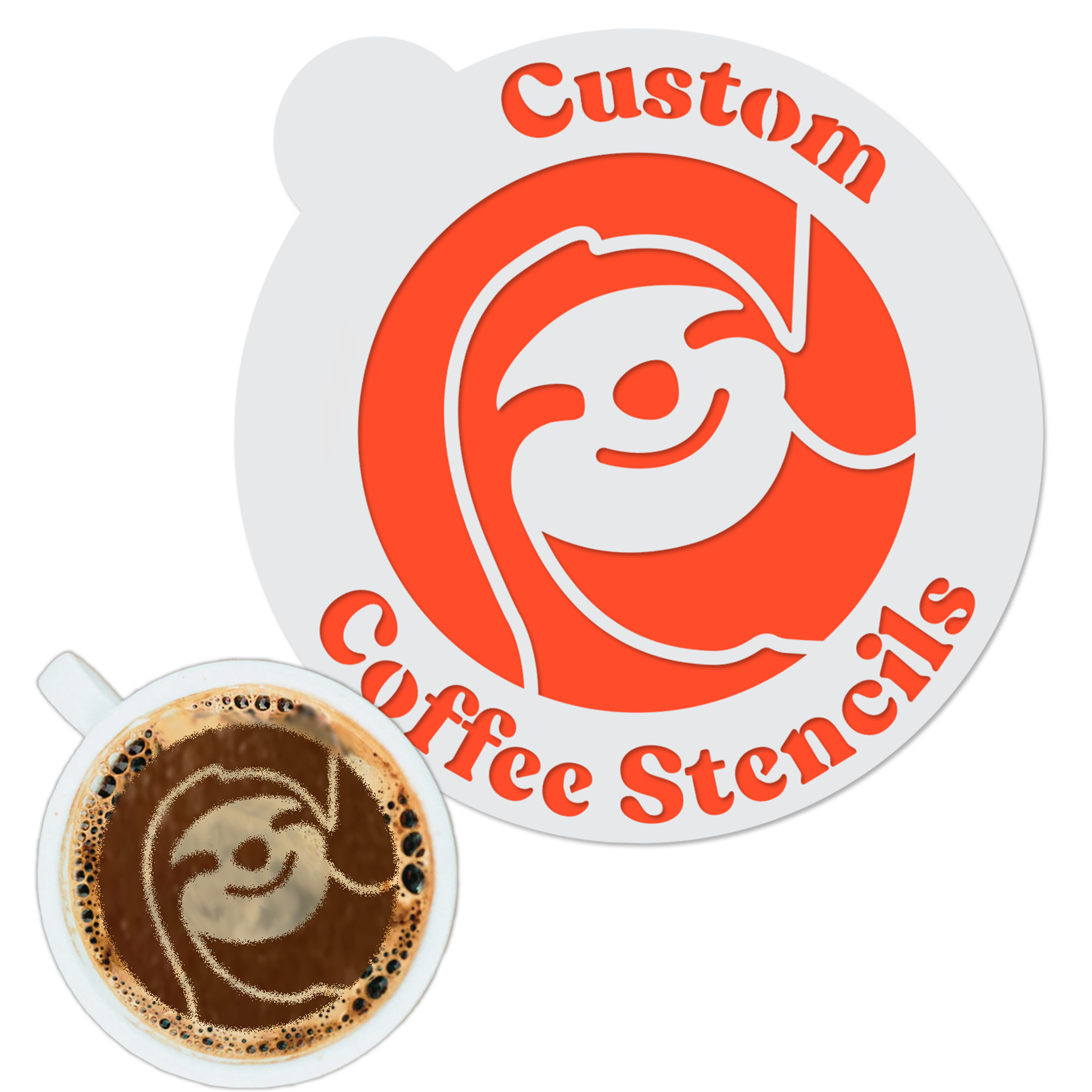 Custom Coffee Stencils