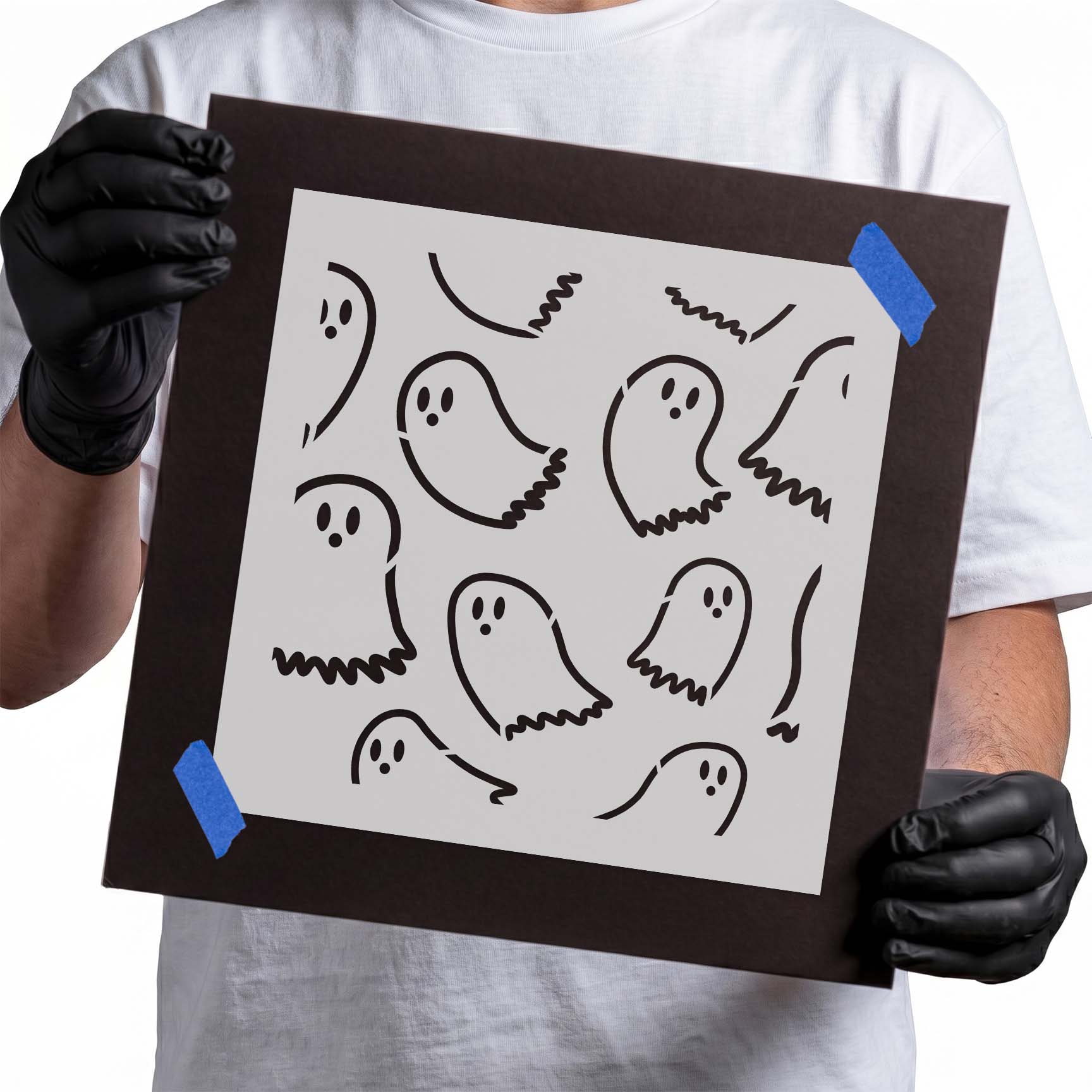 Ghost pattern stencil