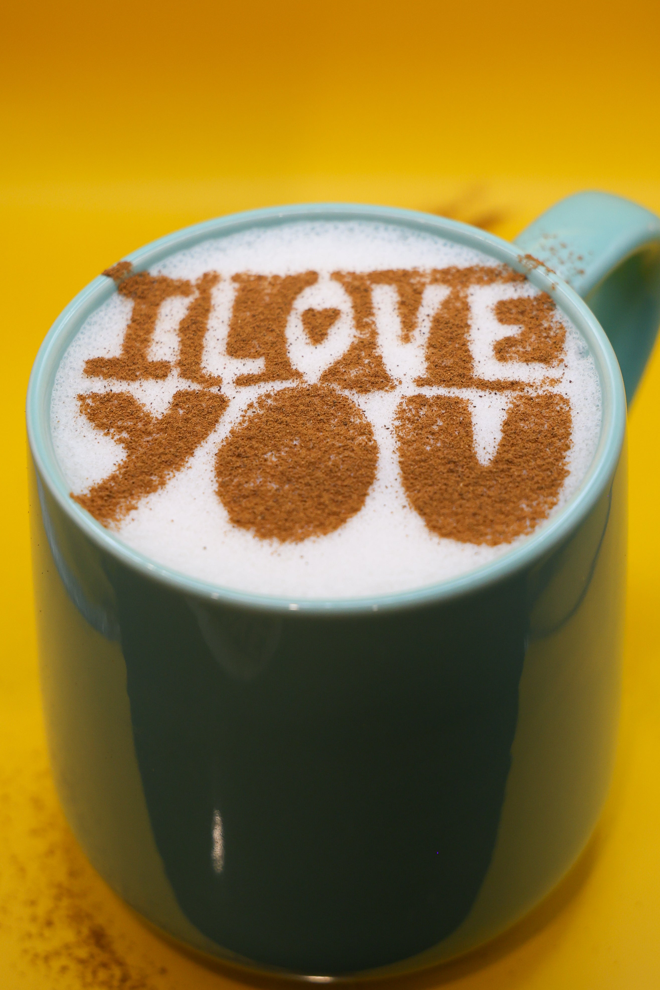 Love Coffee Stencils