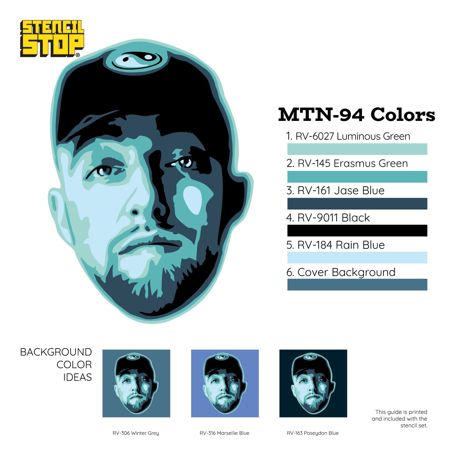 Mac Miller "Be Safe" Layered Stencil Set