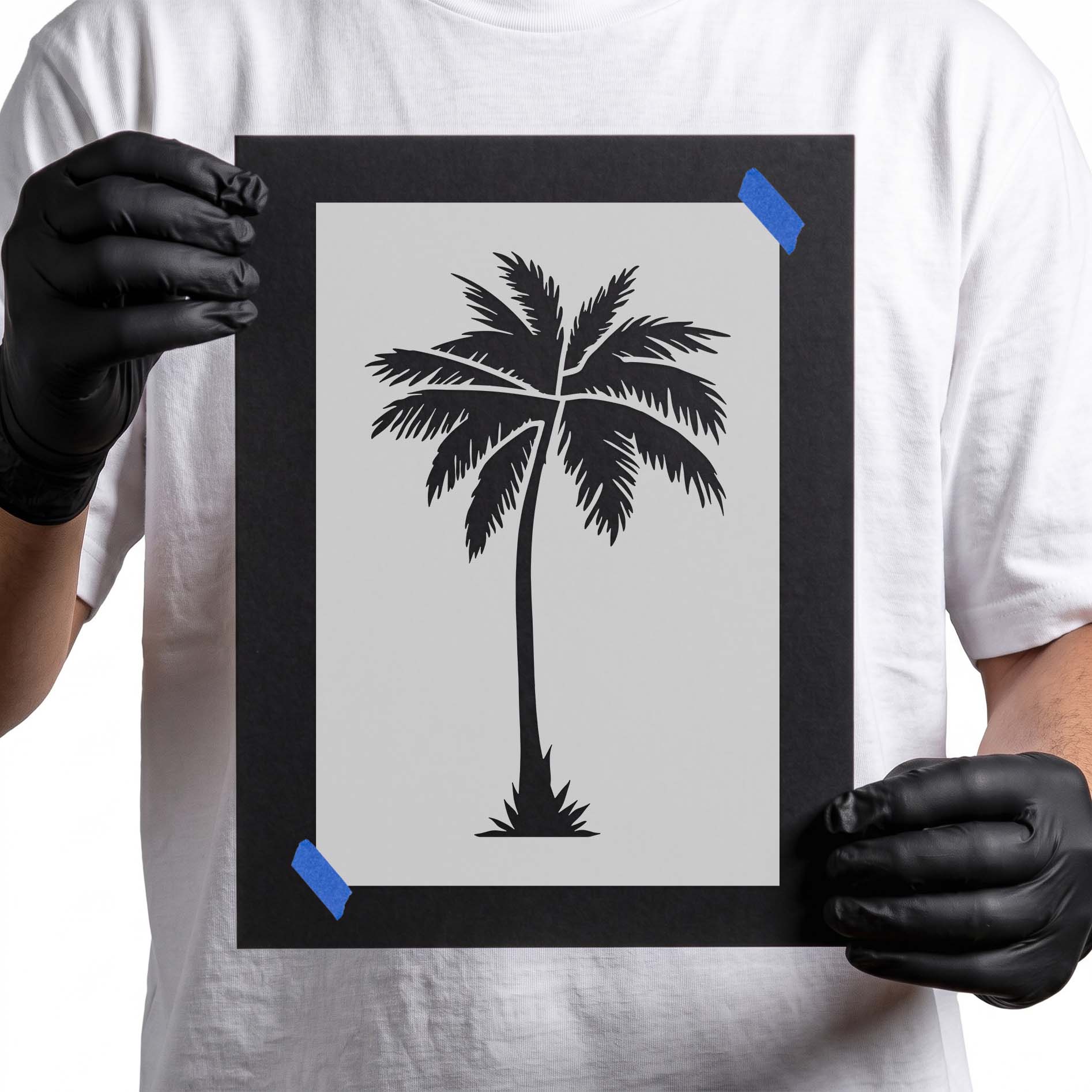 Palm Tree Stencil