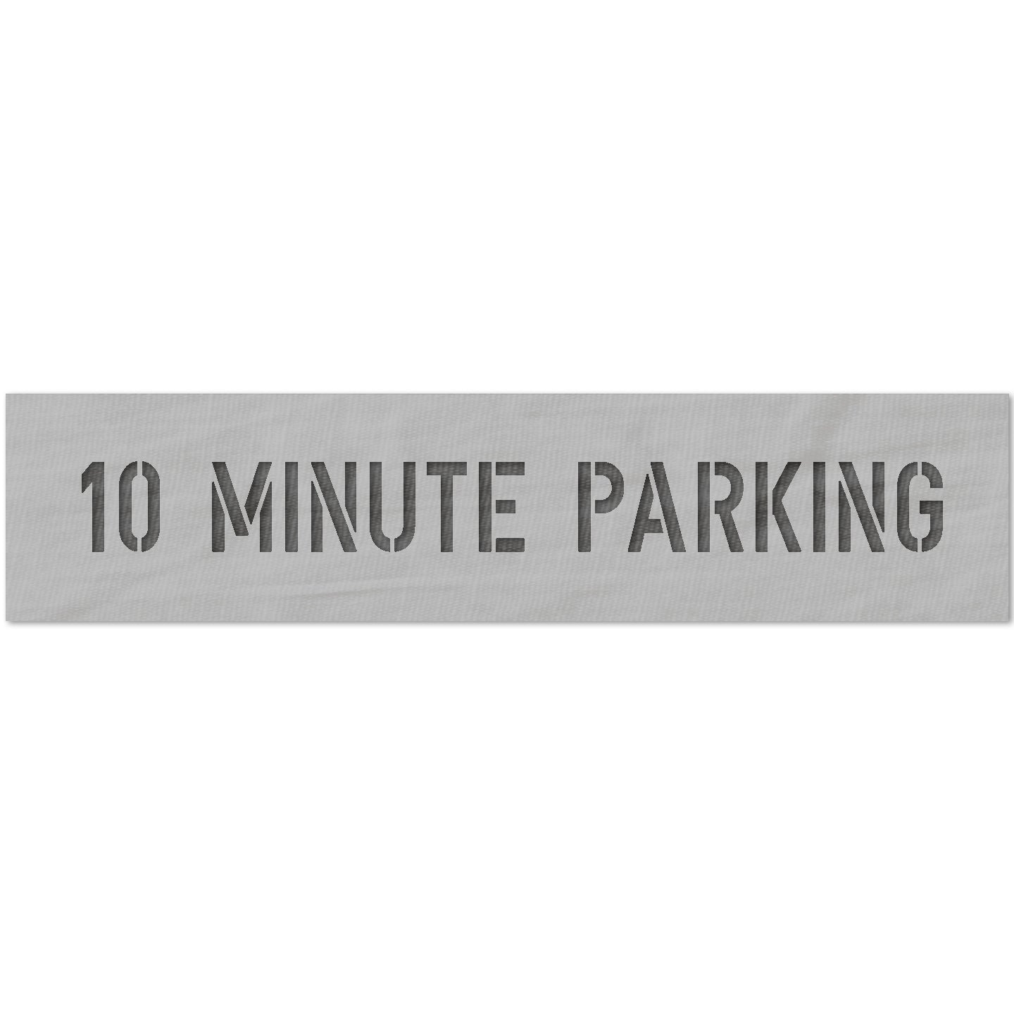 10 Minute Parking Stencil