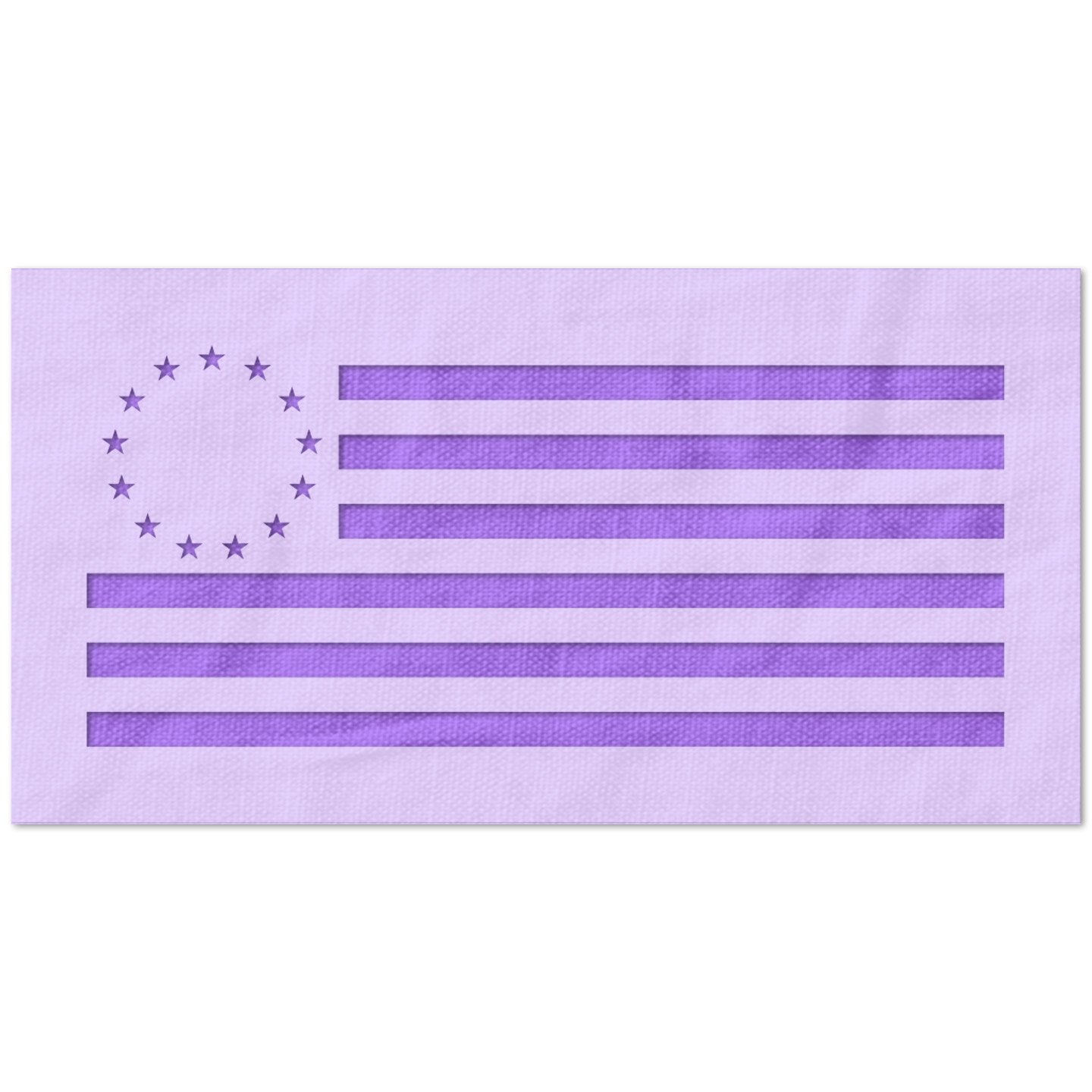 13 Colonies USA Flag Stencil