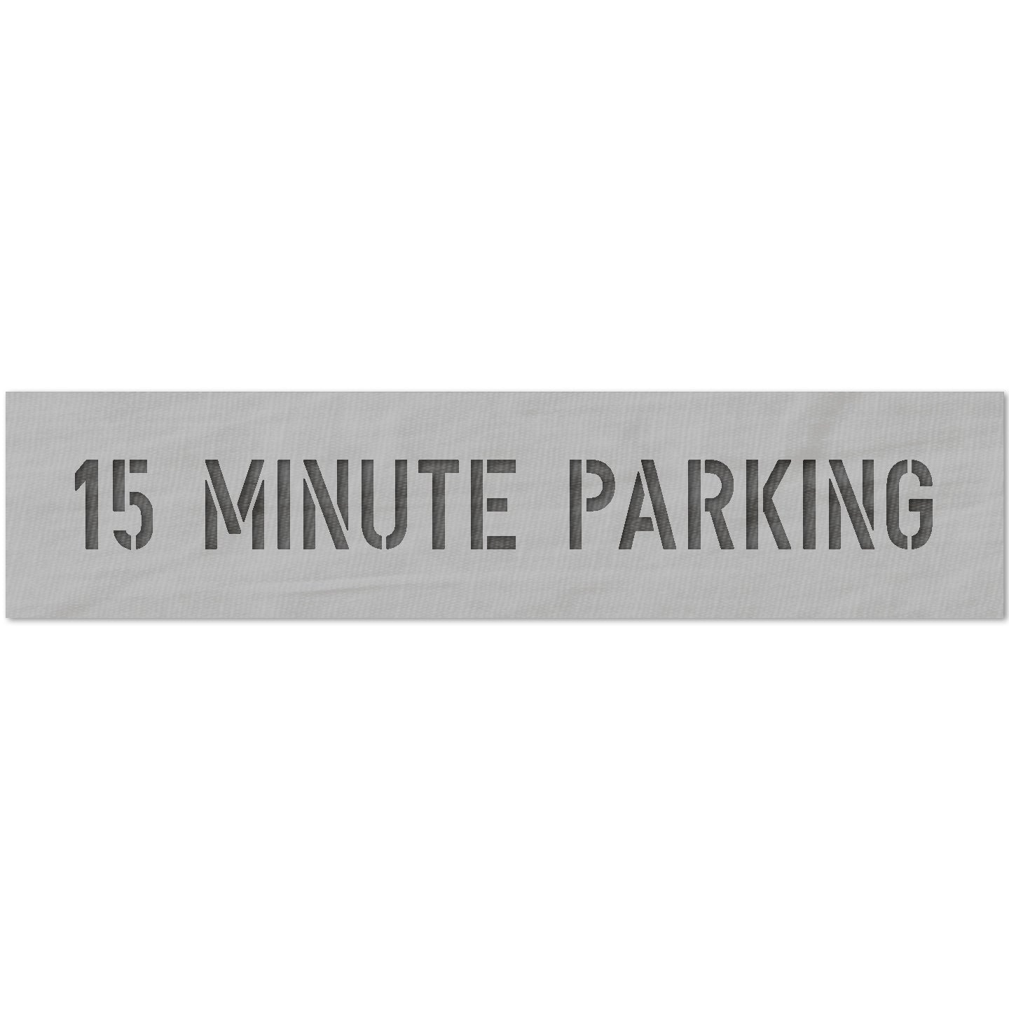 15 Minute Parking Stencil