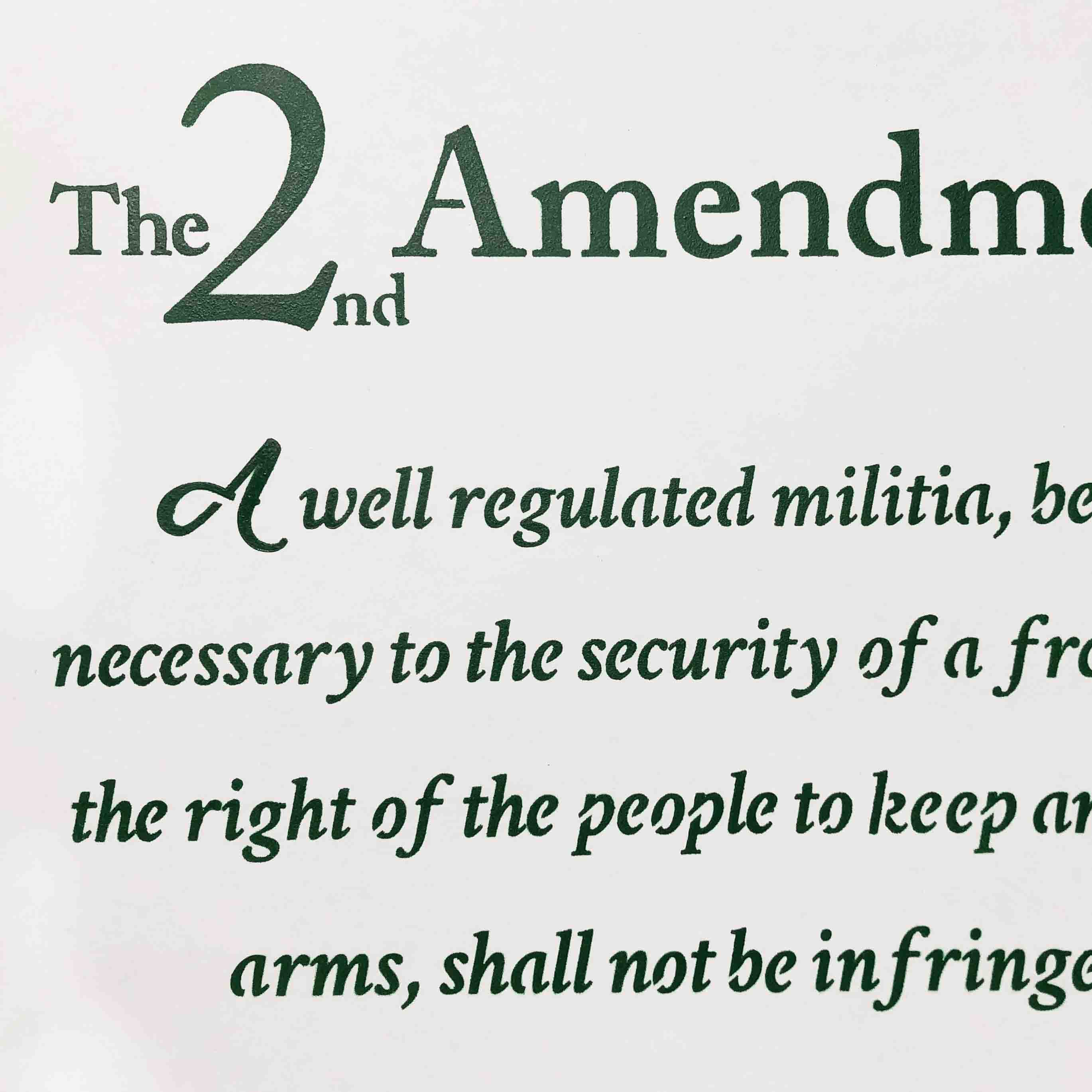 2nd Amendment Stencil
