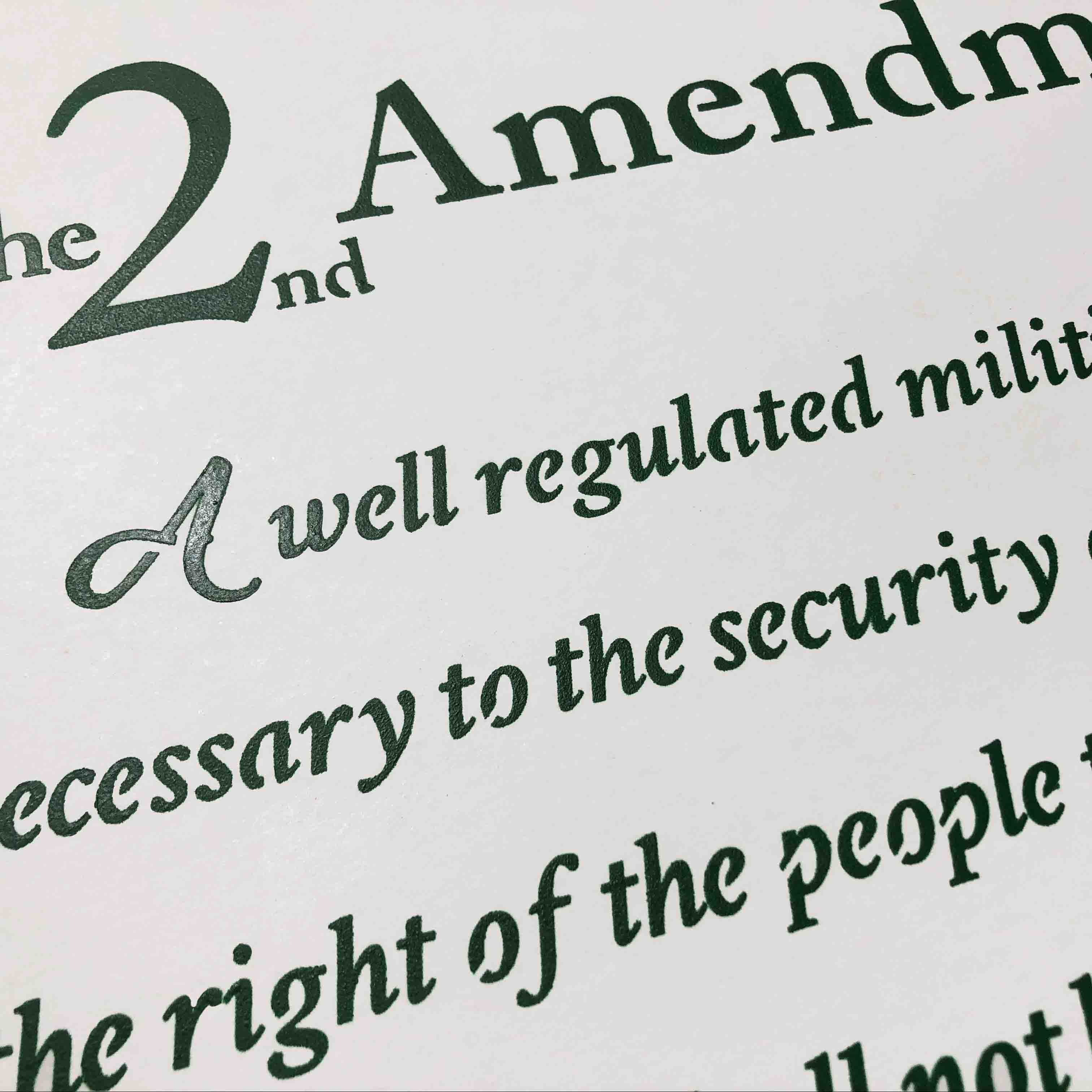 2nd Amendment Stencil