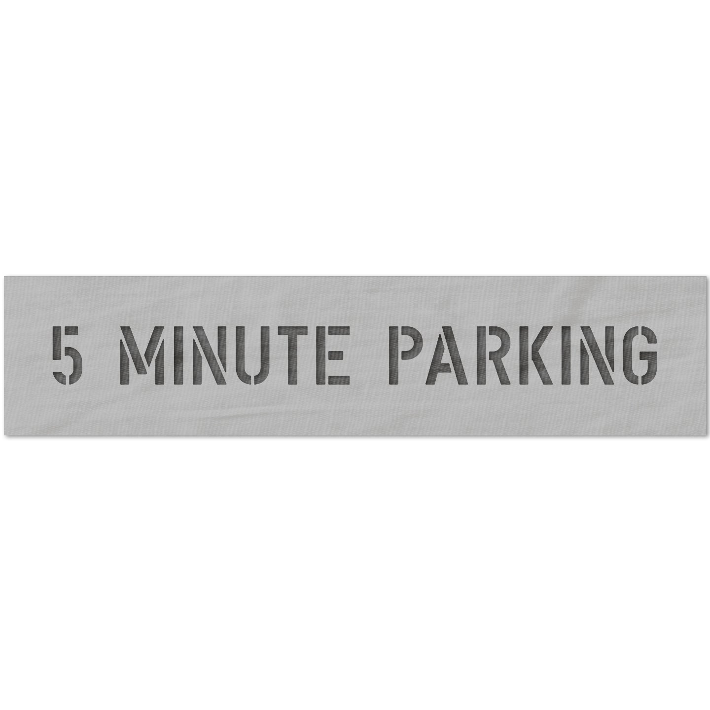 5 Minute Parking Stencil