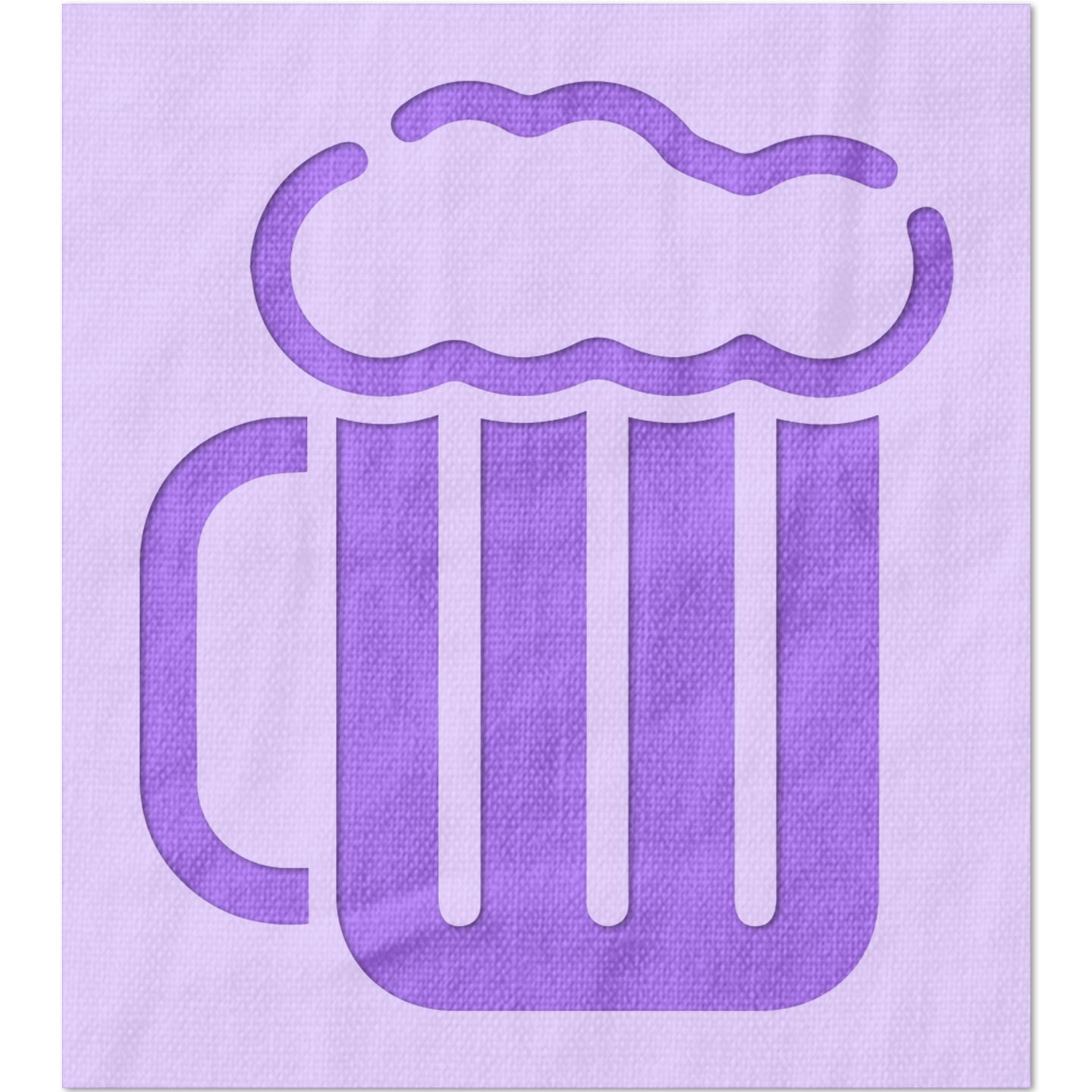 Beer Mug Stencil