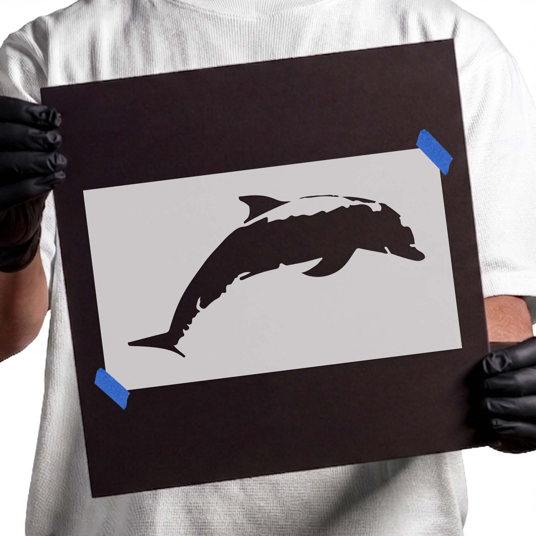 Dolphin Stencil
