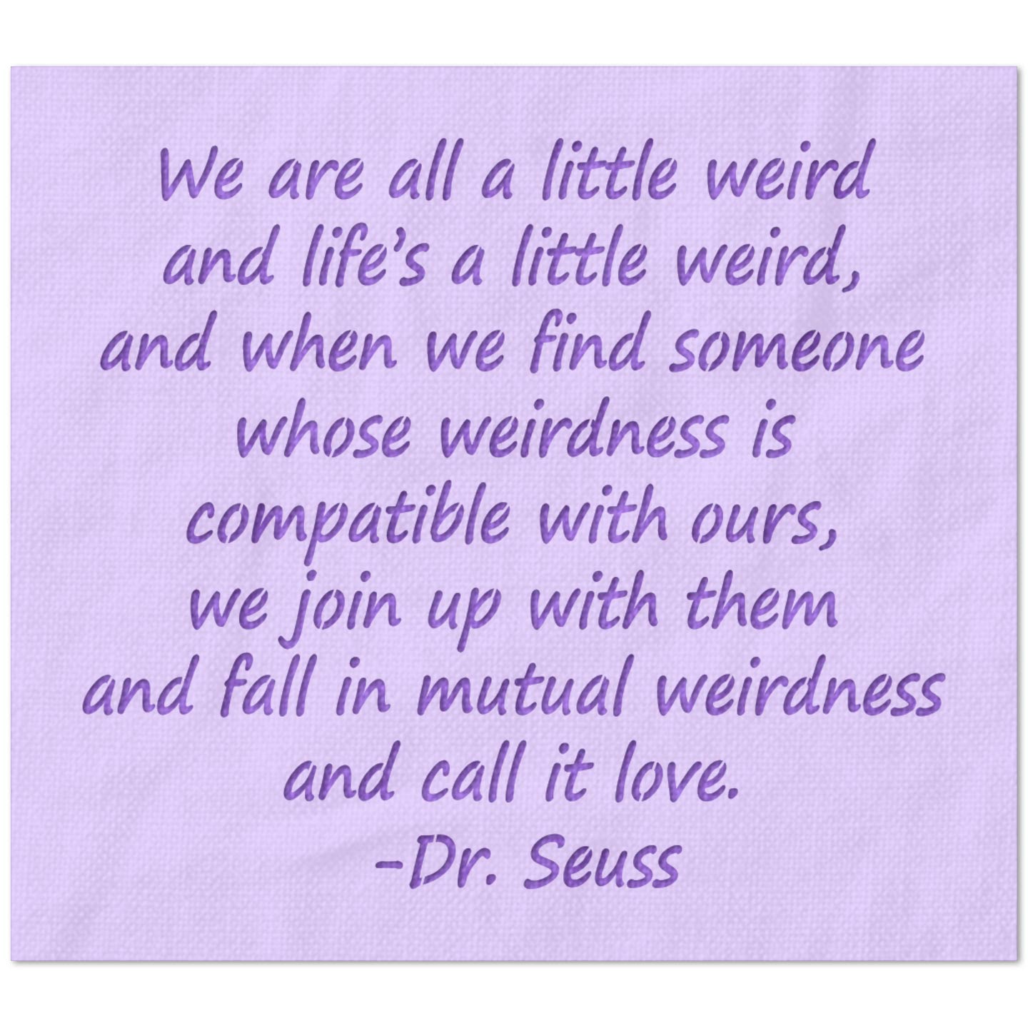 Dr. Suess Quote Stencil
