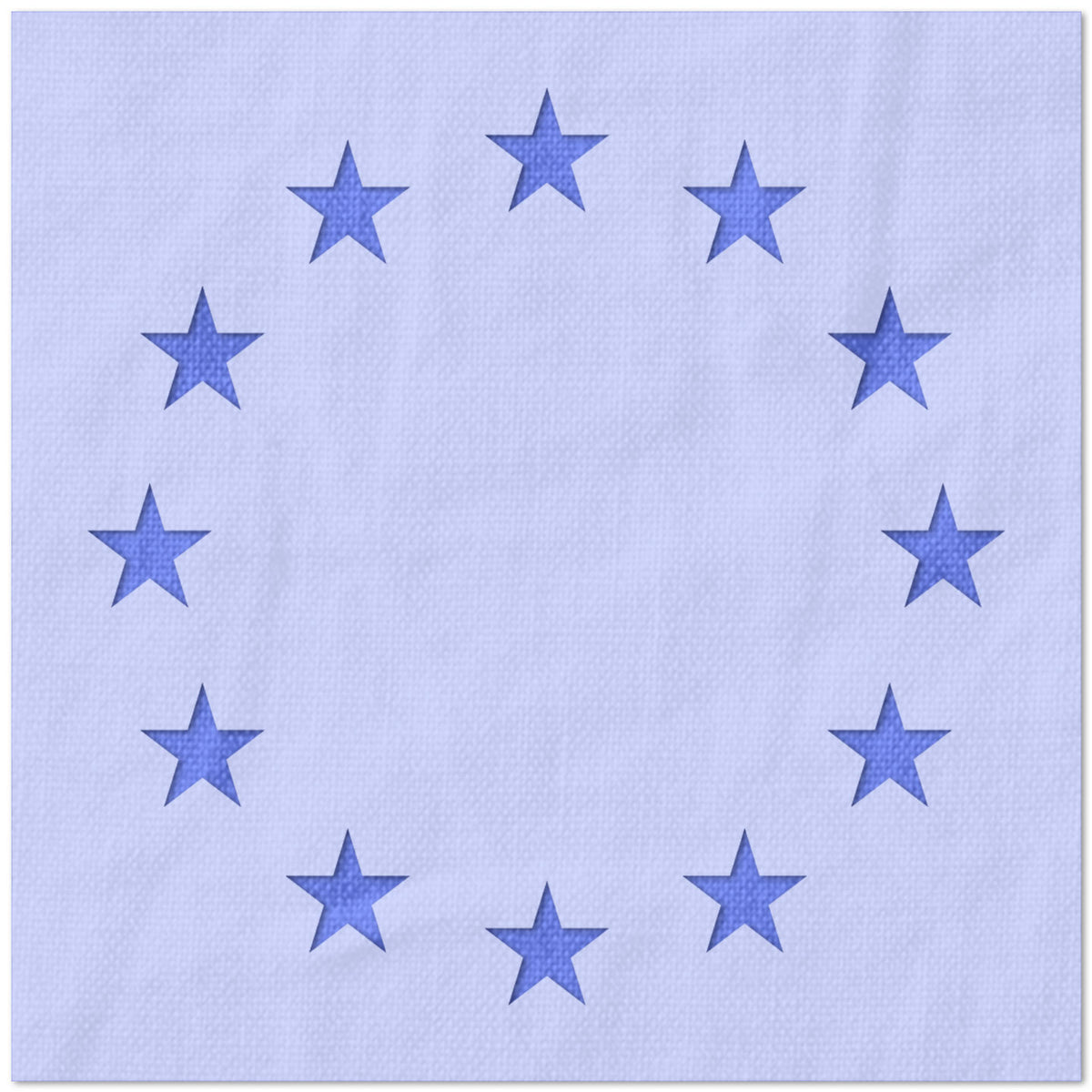 European Union Flag Stencil