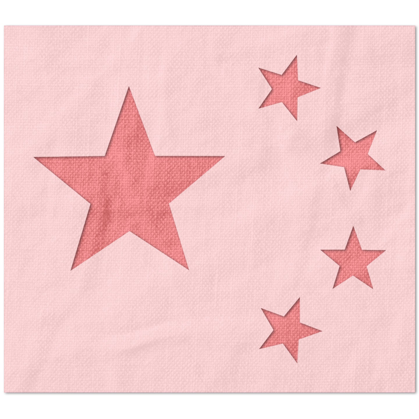 Chinese Flag Stencil