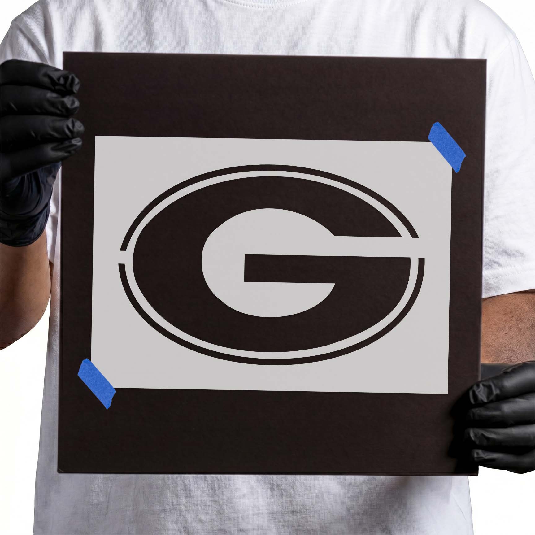 Georgia Bulldogs G Logo Stencil