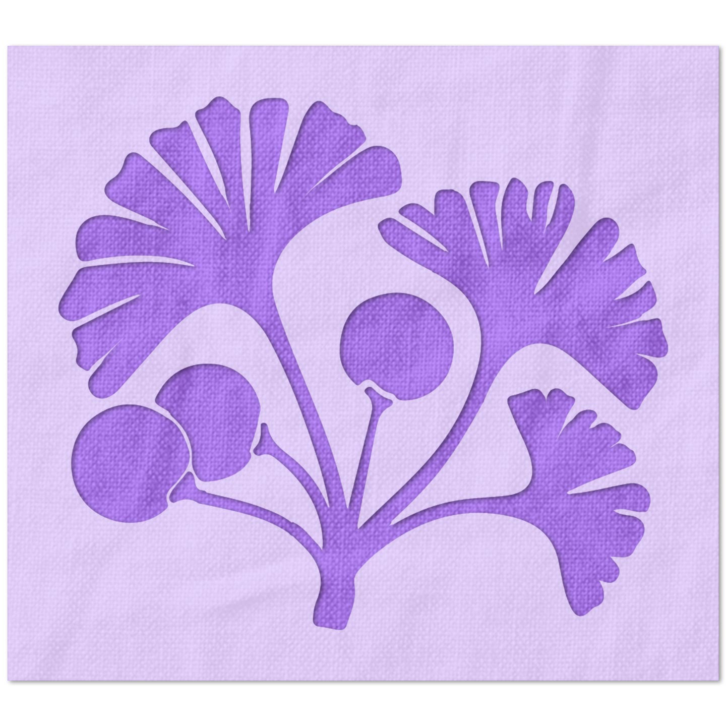 Ginkgo Leaf Stencil