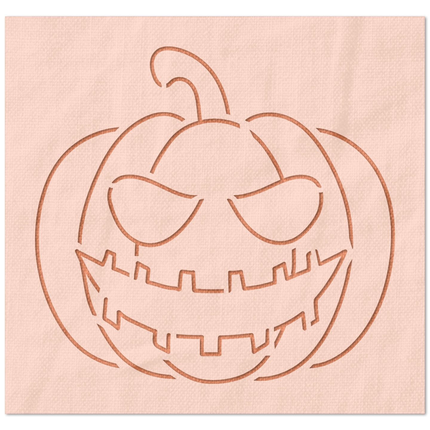 Jack-O-Latern Pumpkin Stencil