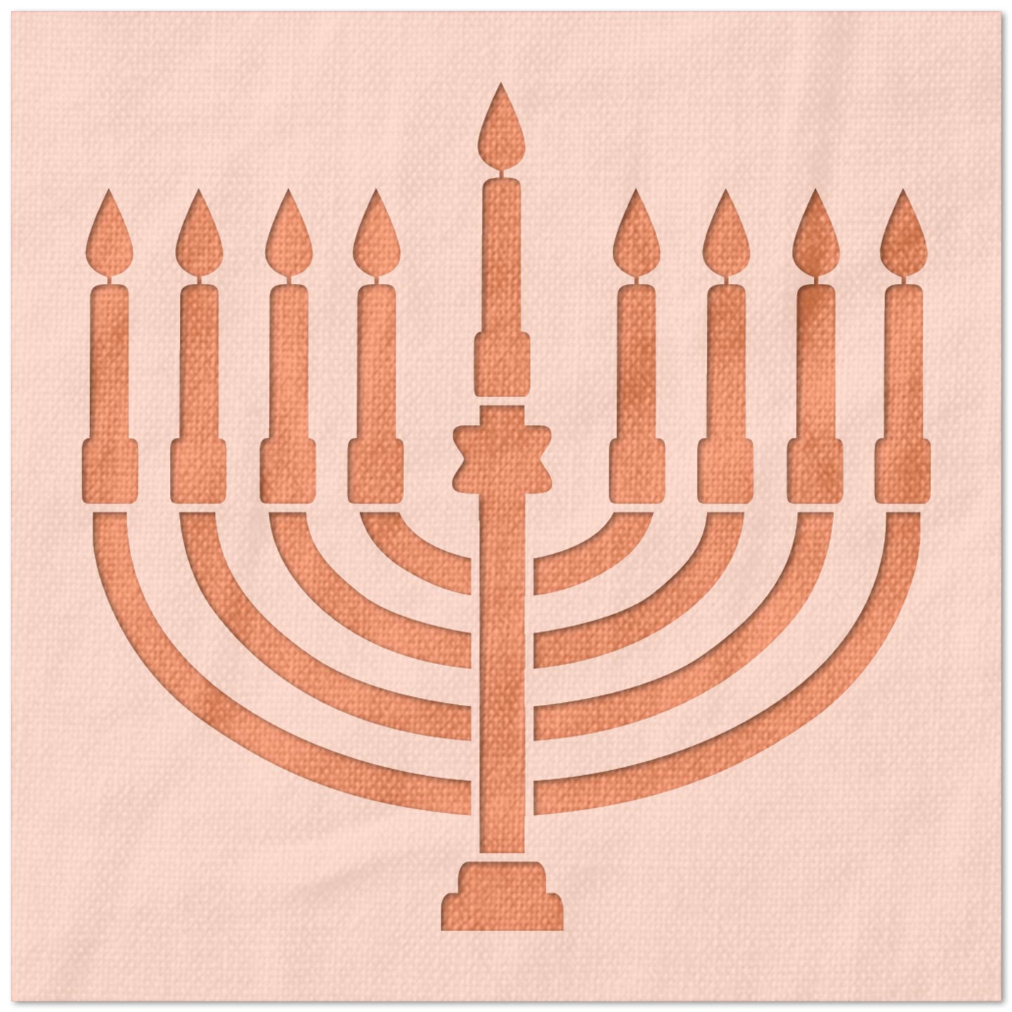 Menorah Stencil