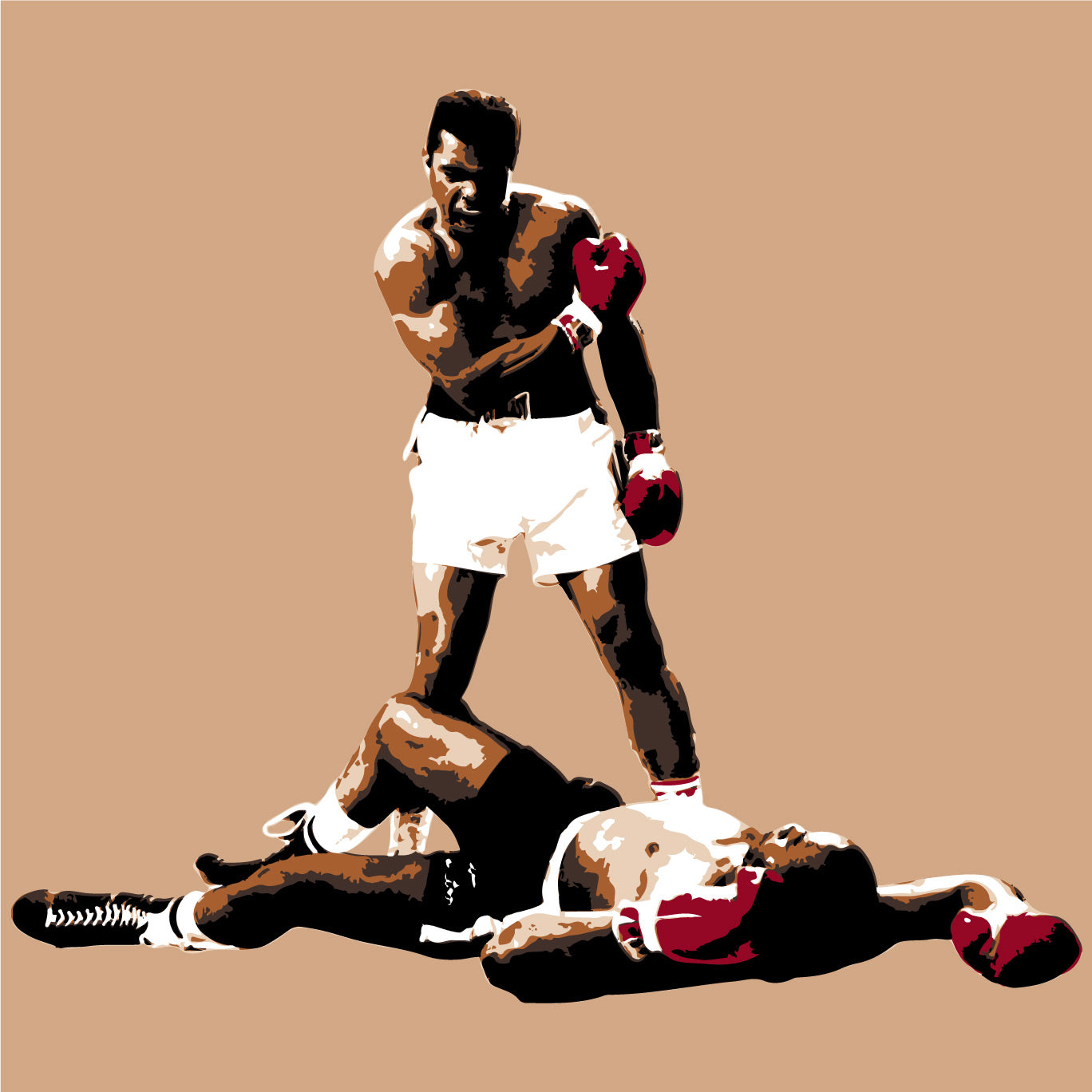 Muhammad Ali "Knockout" Layered Stencil Set