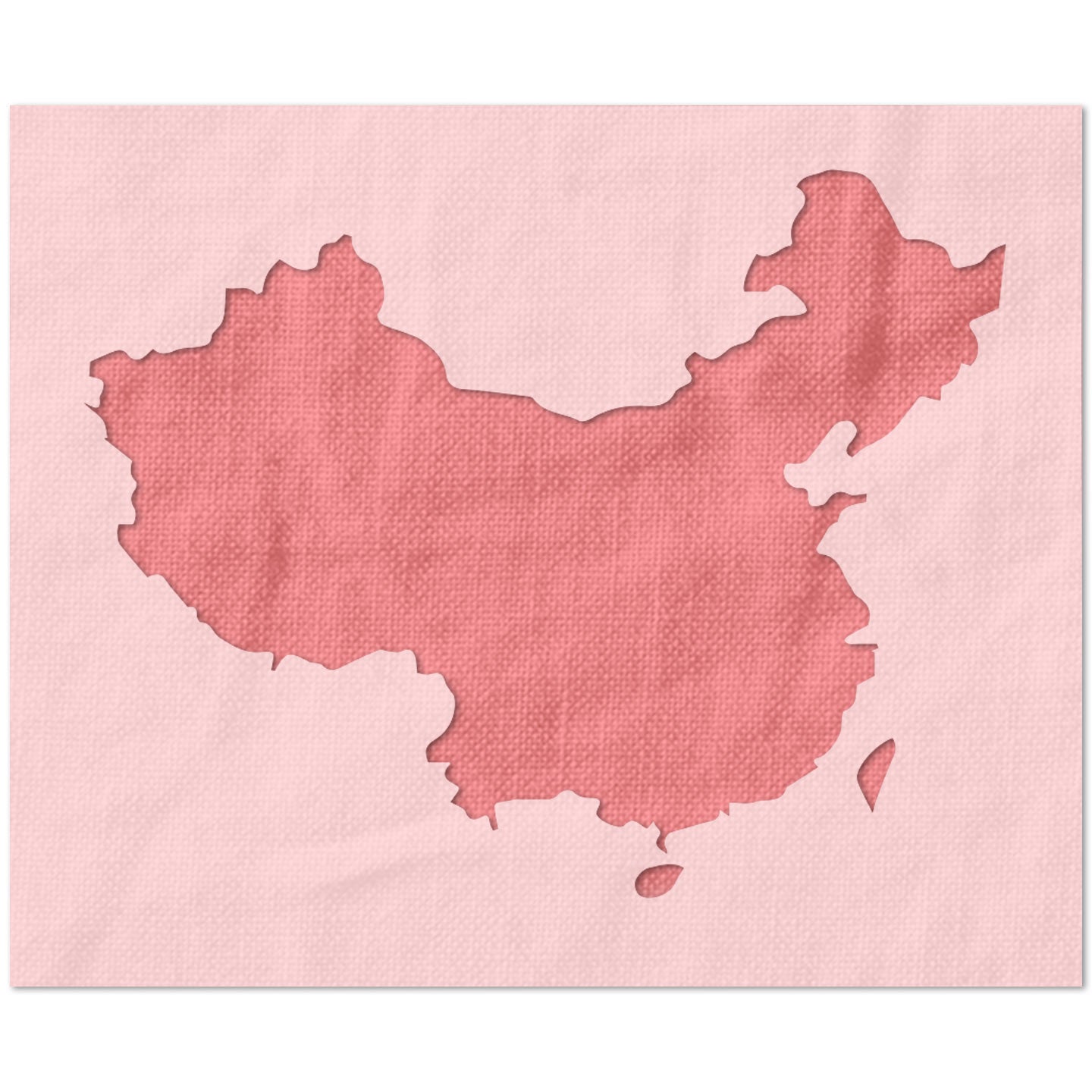 China Outline Stencil
