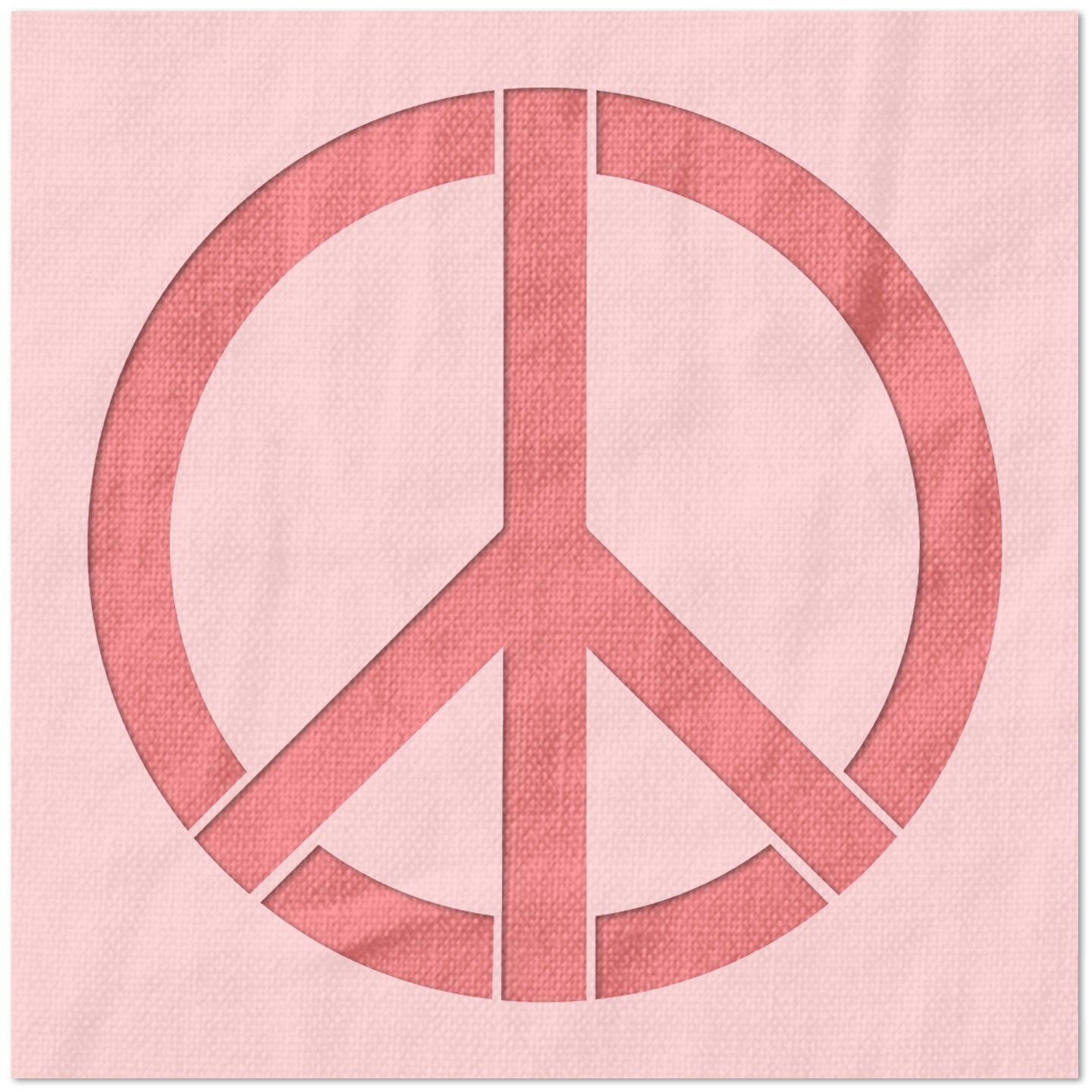 Peace Symbol Stencil