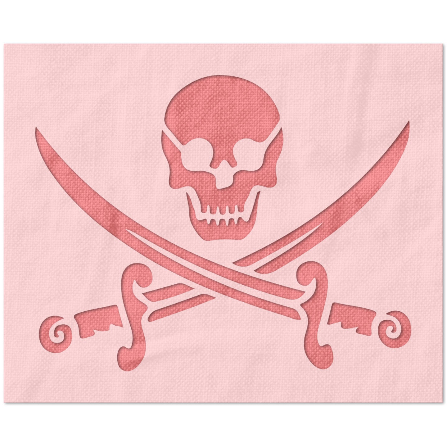 Jolly Roger Pirate Stencil