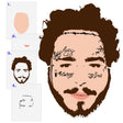 Post Malone Layered Stencil Set | Stencil Stop