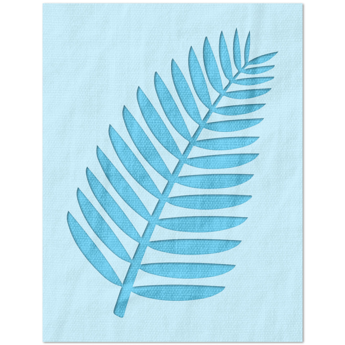 Palm Frond Stencil