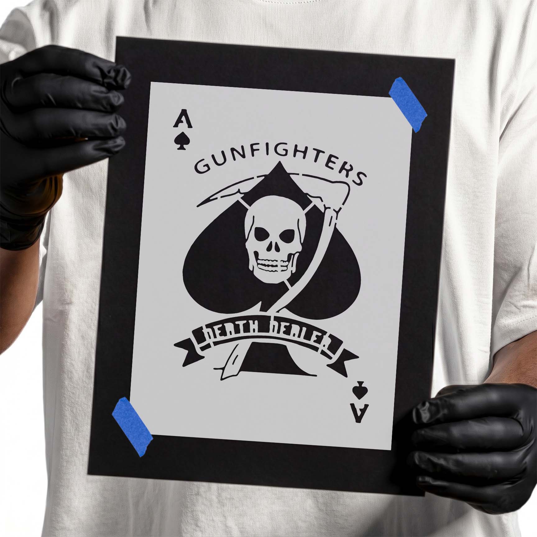 Ace of Spades Stencil