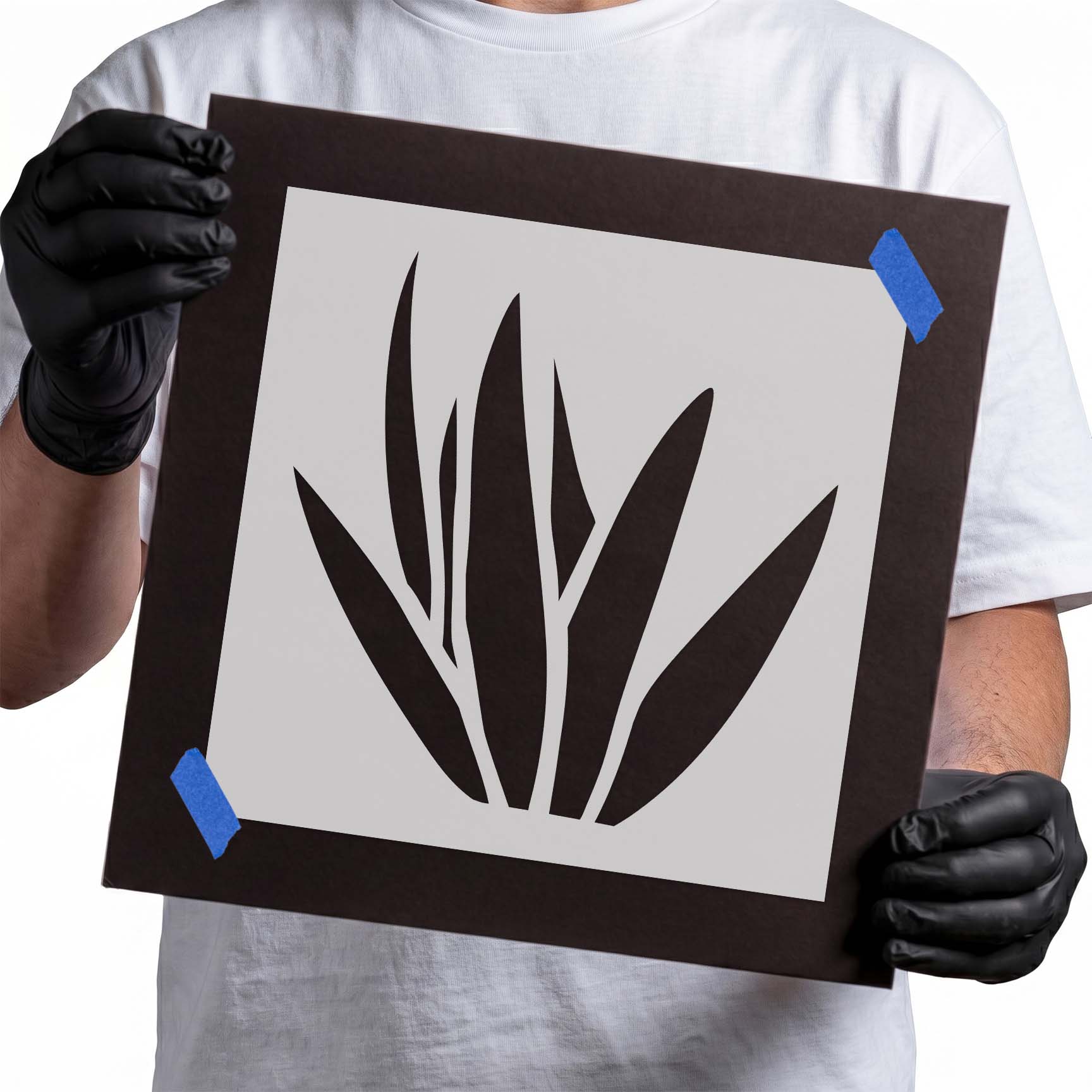 Aloe Vera Succulent Stencil