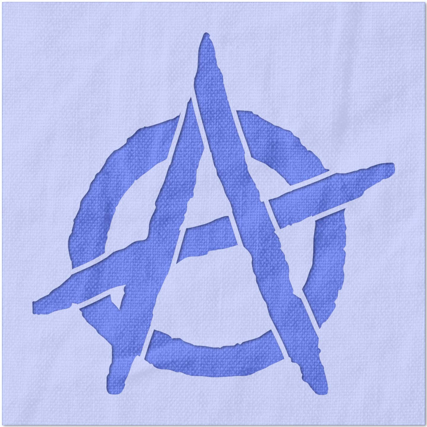 Anarchism Symbol Stencil