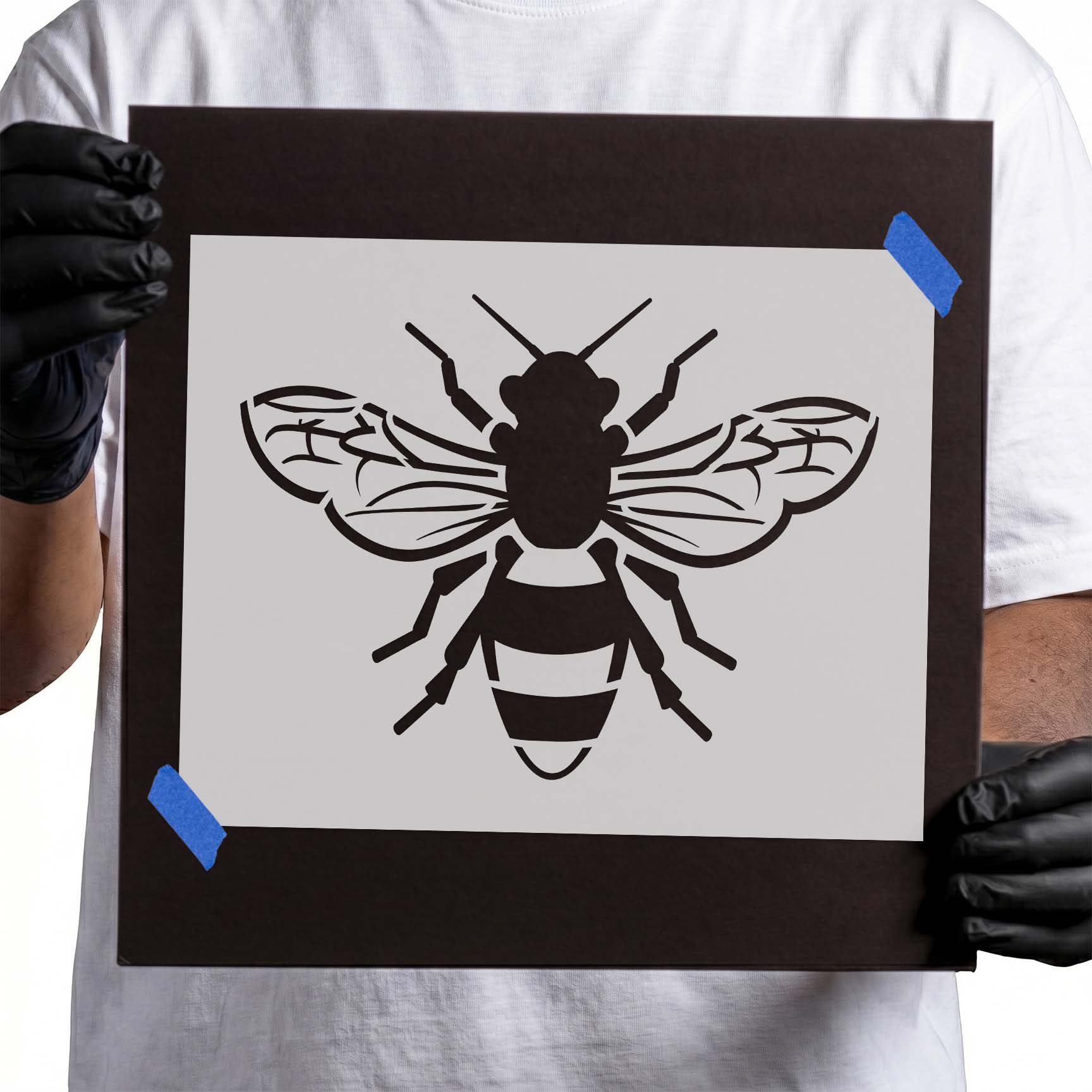 Apiary Bee Stencil