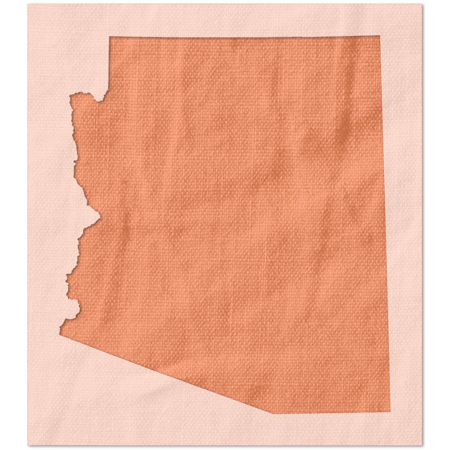 Arizona State Outline Stencil