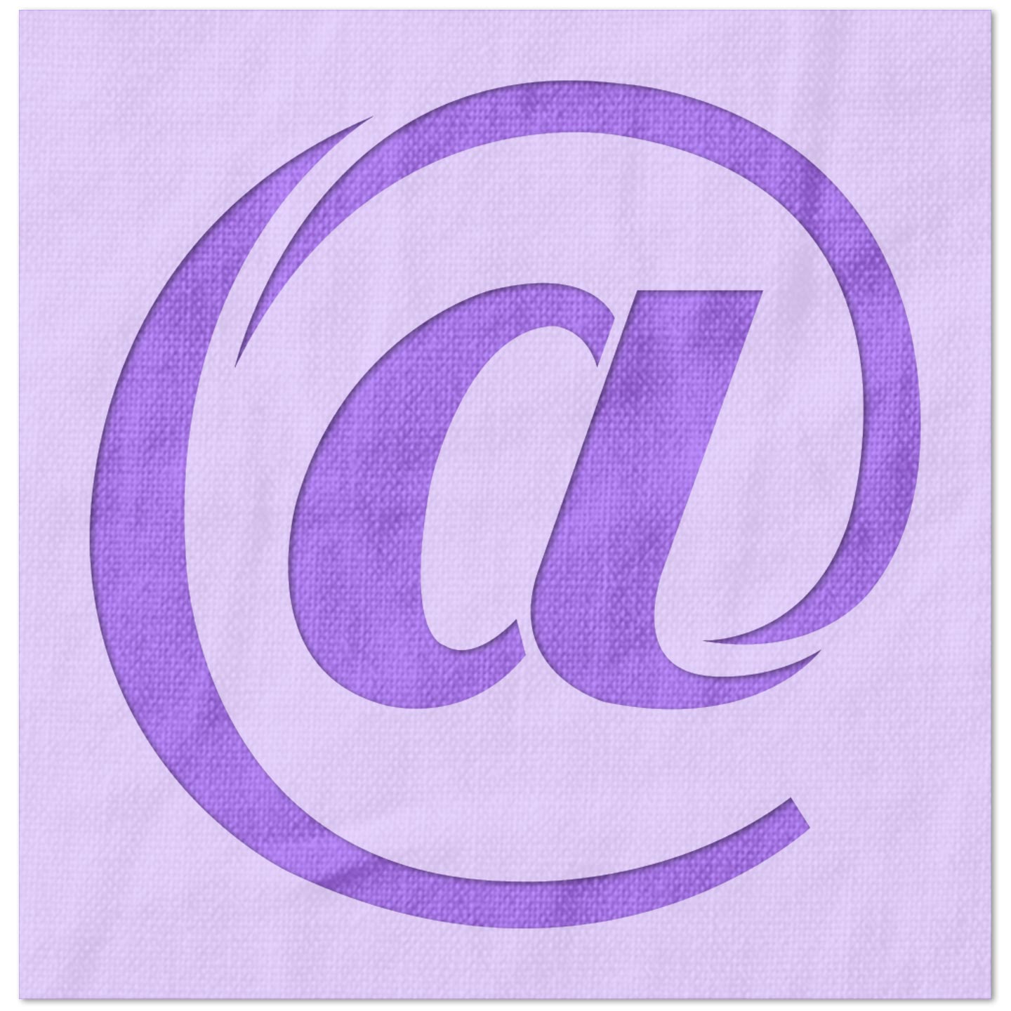 At Symbol Stencil