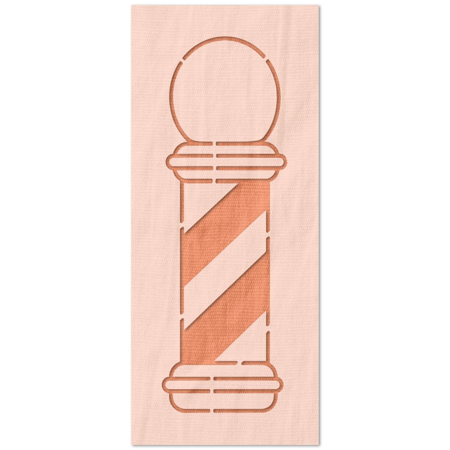 Barber Pole Stencil