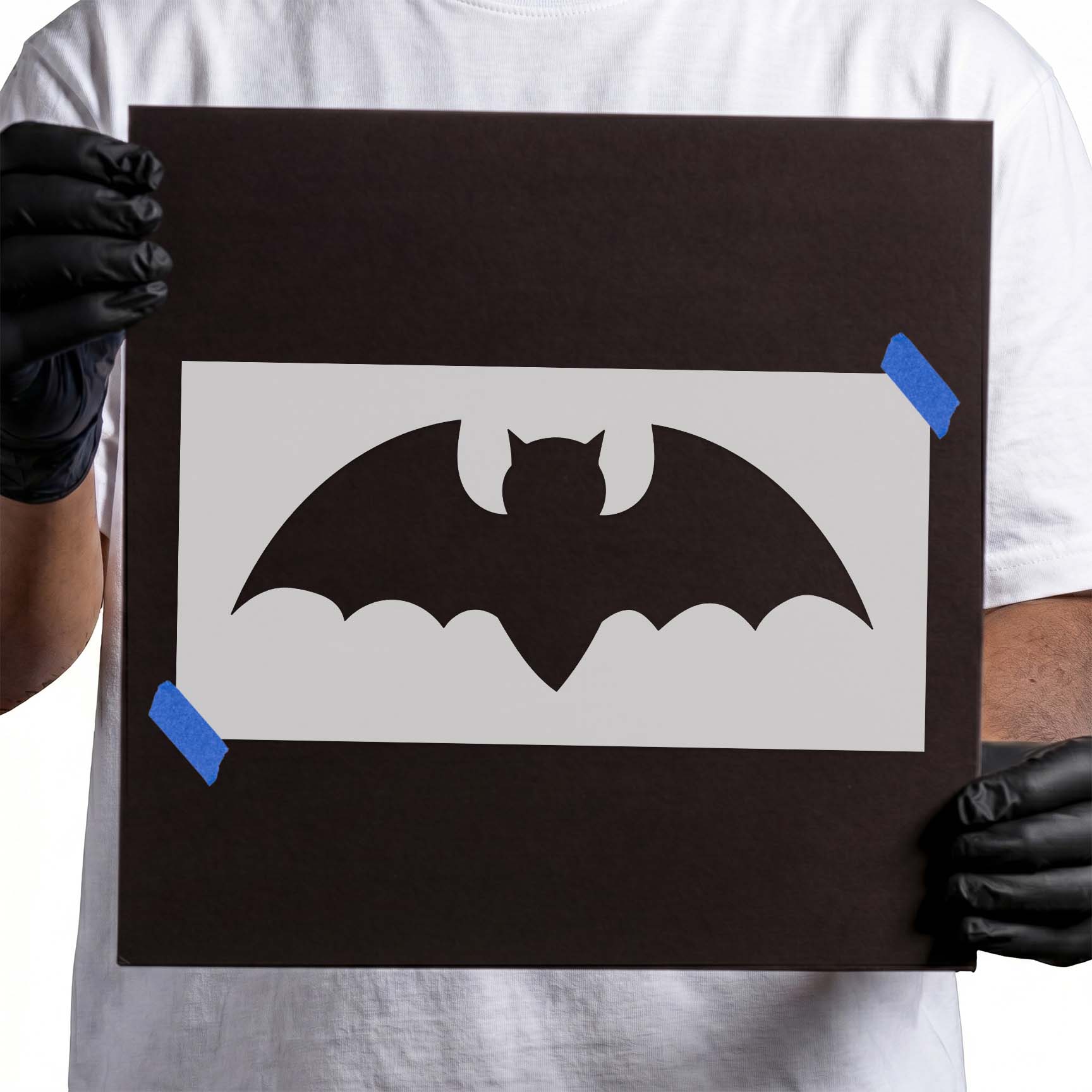 Bat Symbol Stencil