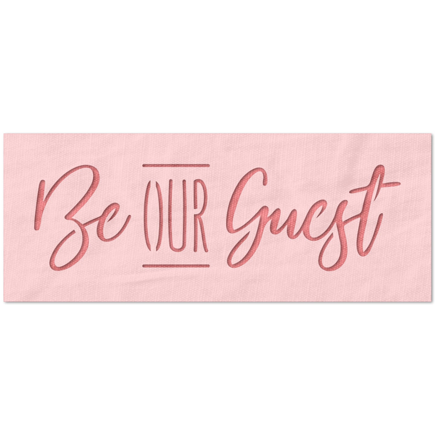 Be Our Guest Stencil