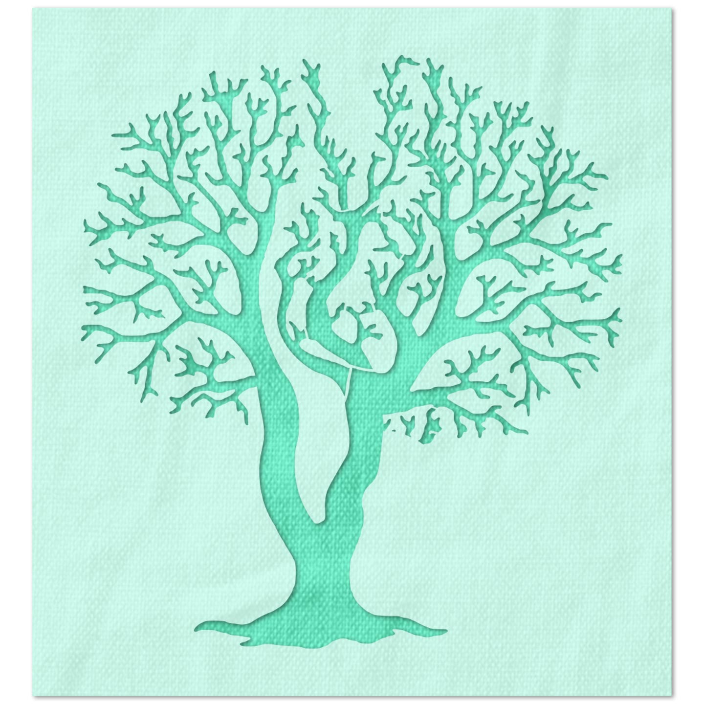 Bent Tree Stencil