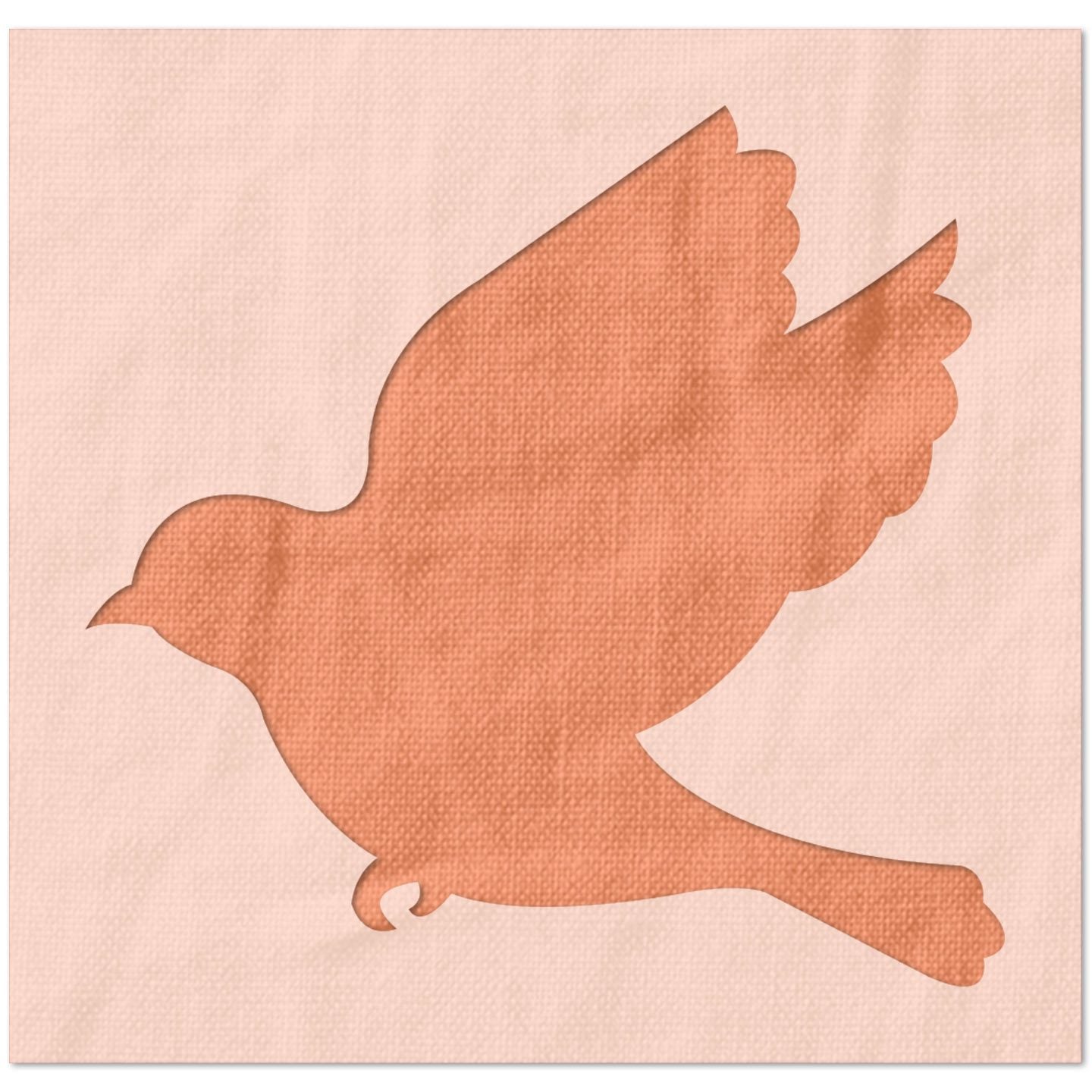 Bird 2 Flying Bird Stencil