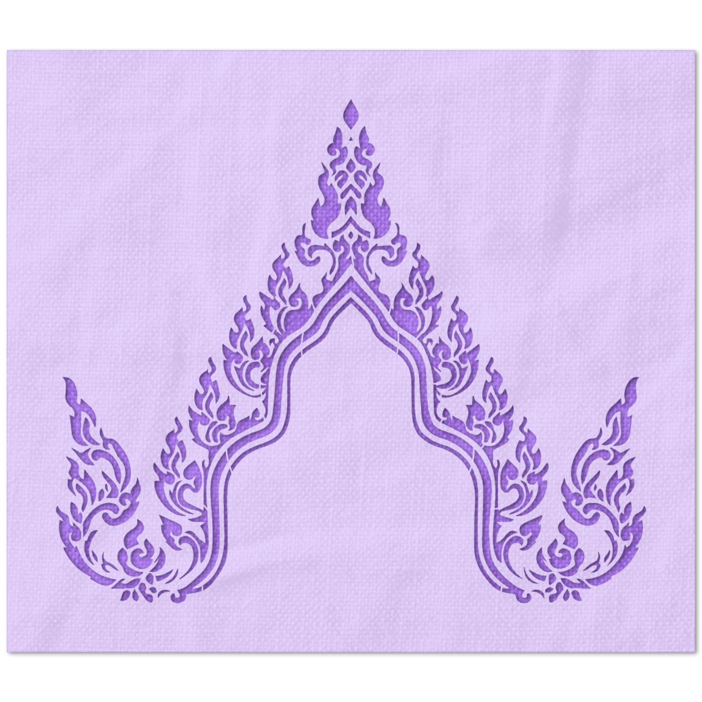 Buddha Outline Pattern Stencil