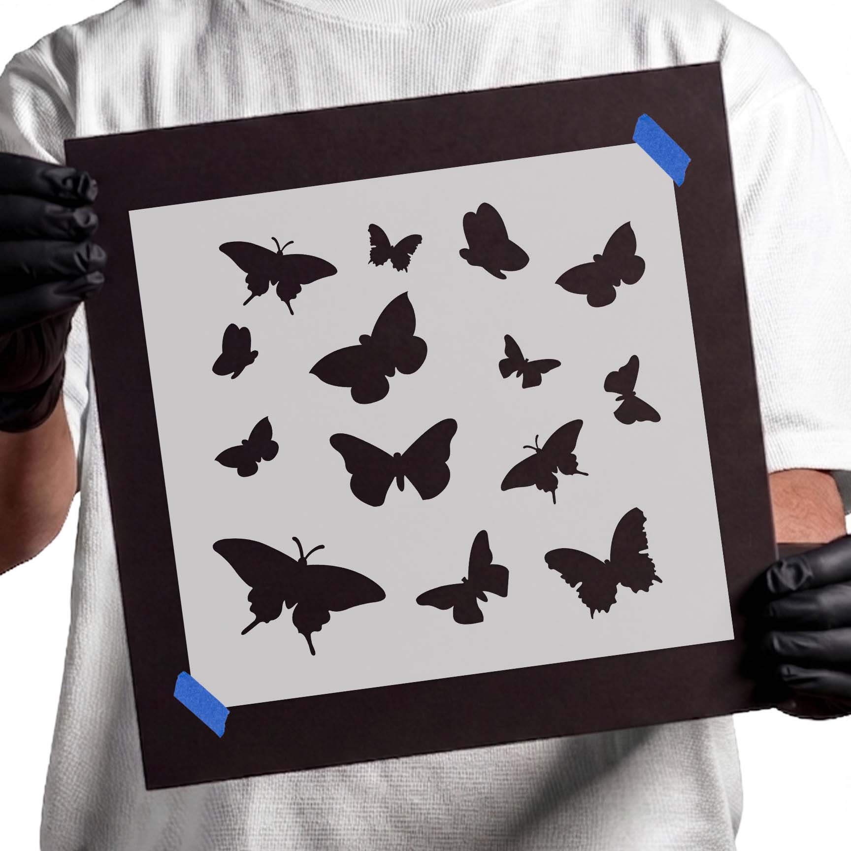 Butterfly Pattern Stencil