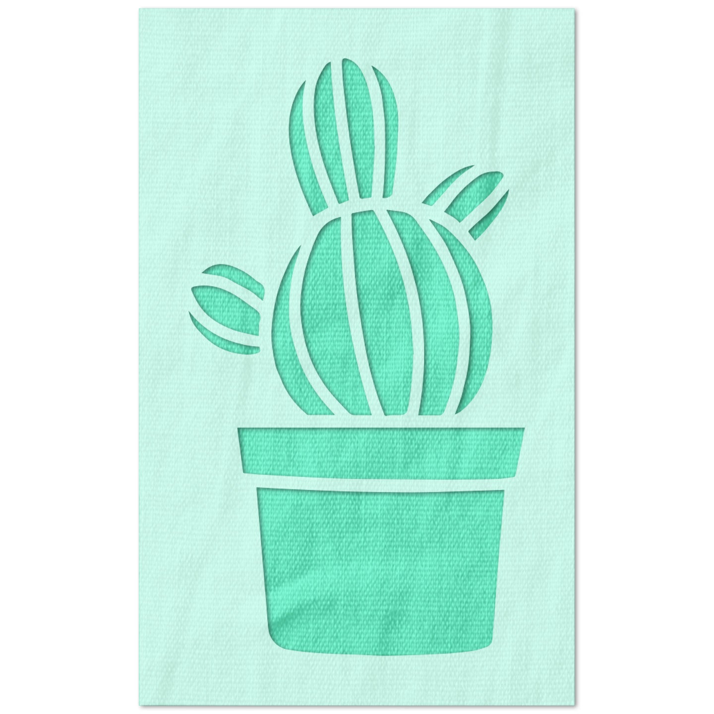 Cactus Stencil