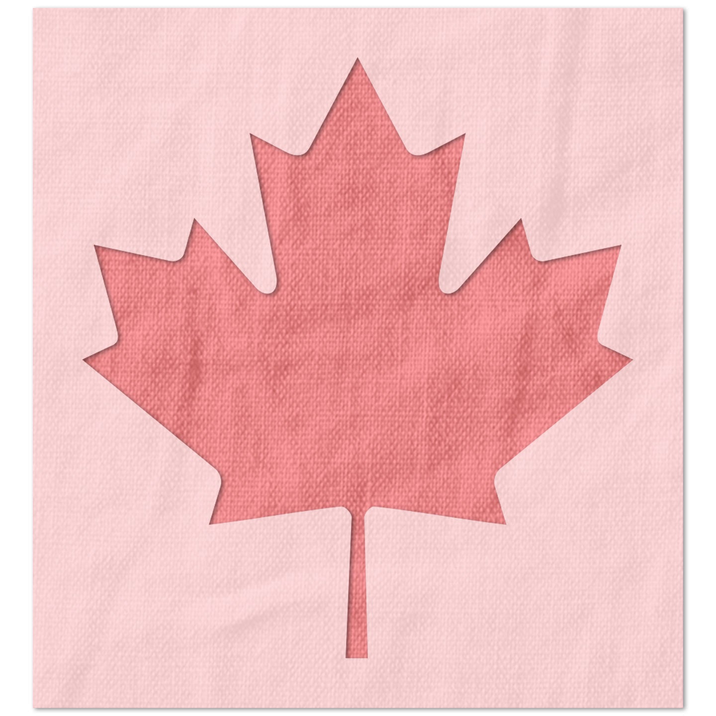 Canada Maple Leaf Flag Stencil