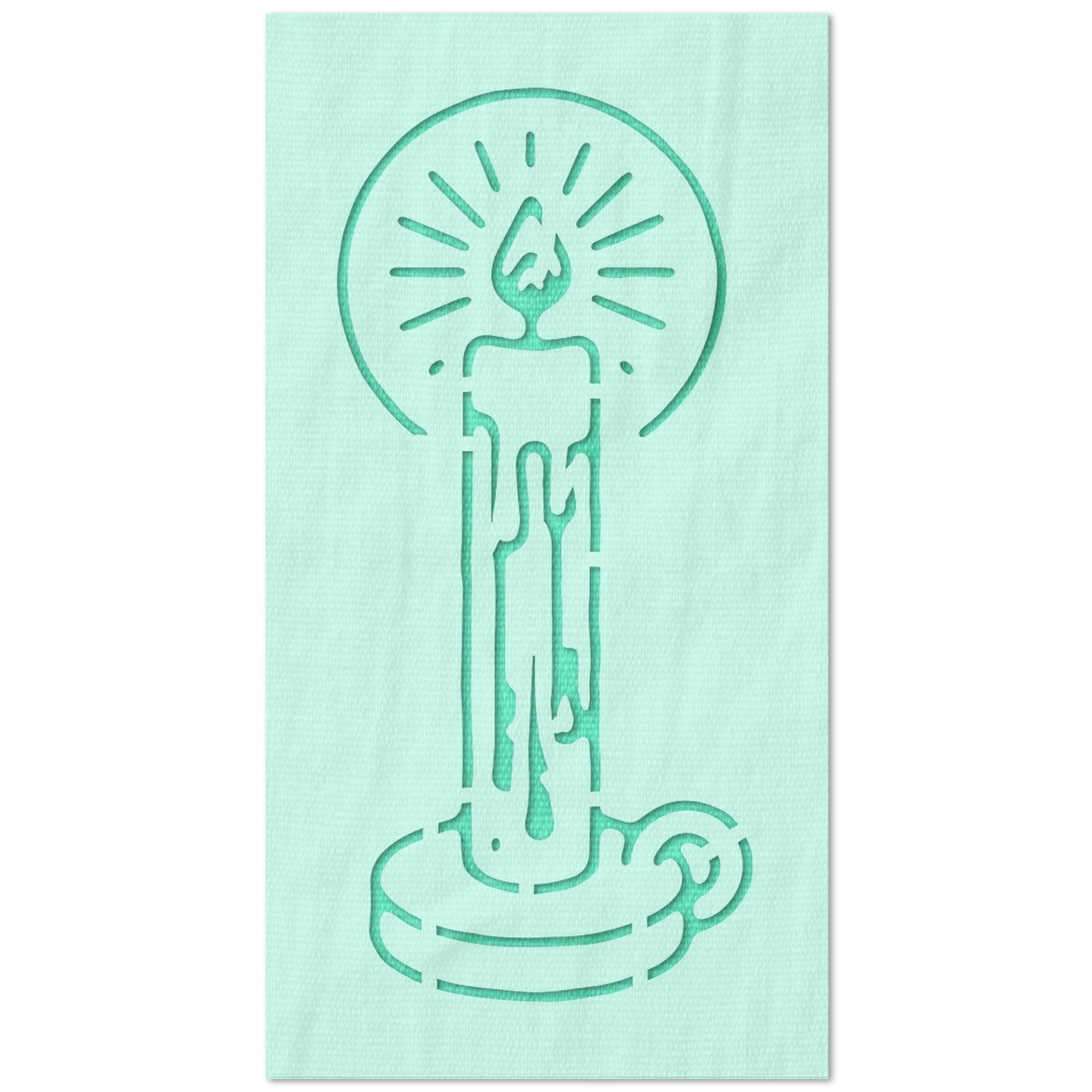 Candle Light Stencil
