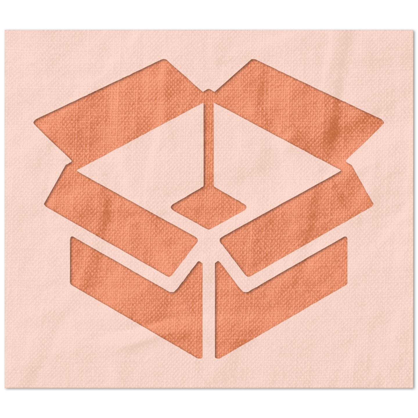 Cardboard Box Stencil