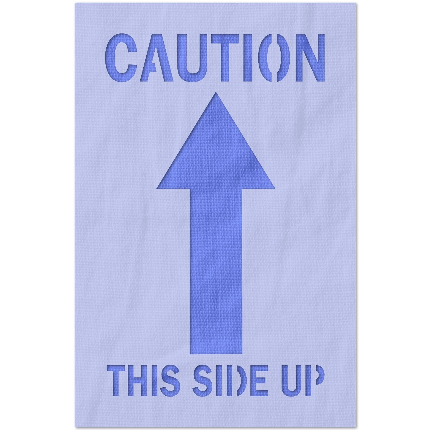 Caution This Side Up Stencil