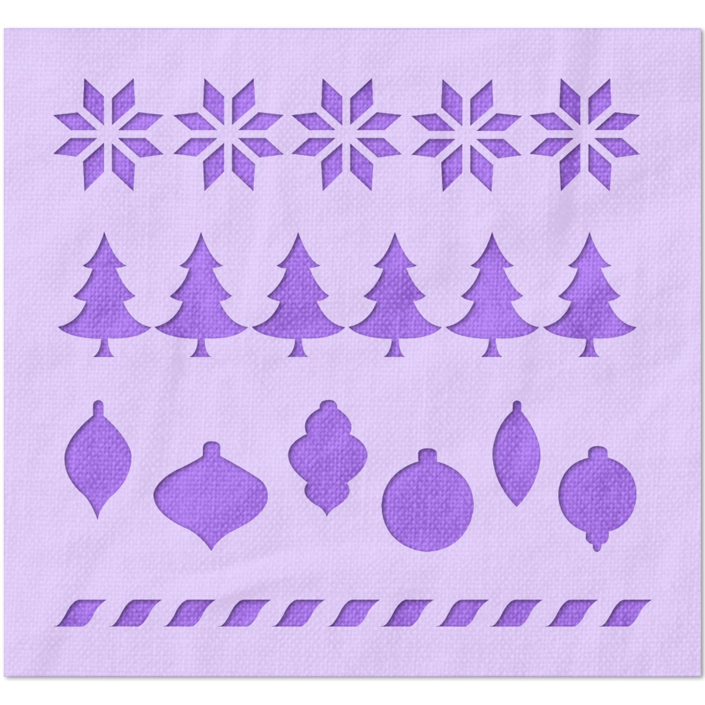 Christmas Pattern Stencil