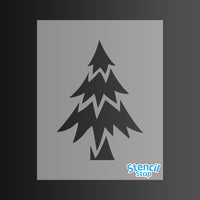 Simple Christmas Tree Stencil | Stencil Stop